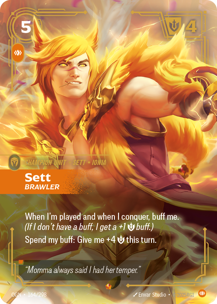 Sett, Brawler · OGN 164
