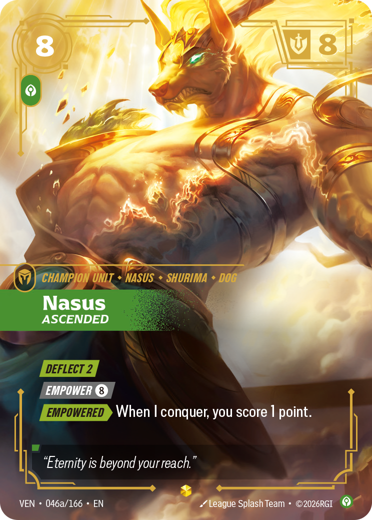 Nasus, Ascended (Alternate Art) · VEN 046a