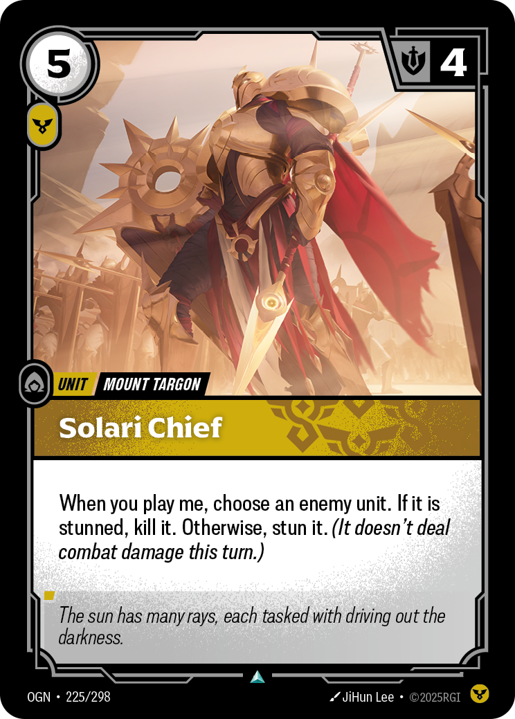 Solari Chief · OGN 225