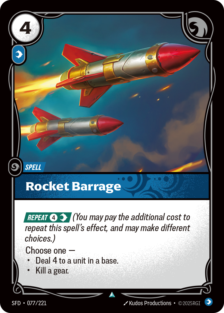 Rocket Barrage · SFD 077