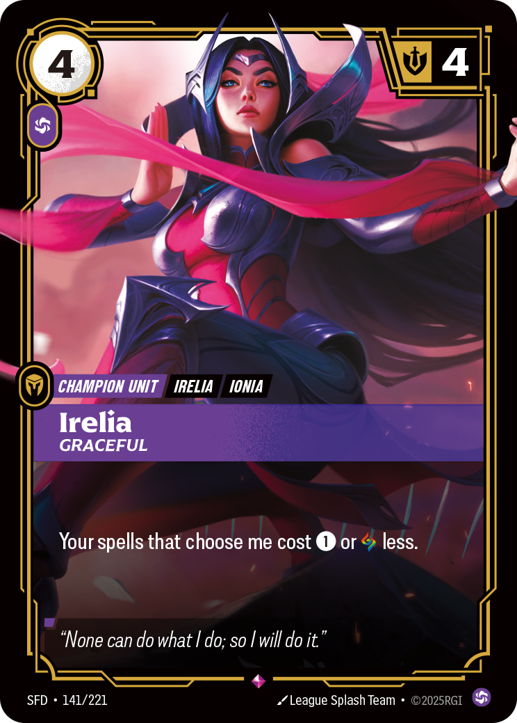 Irelia, Graceful · SFD 141