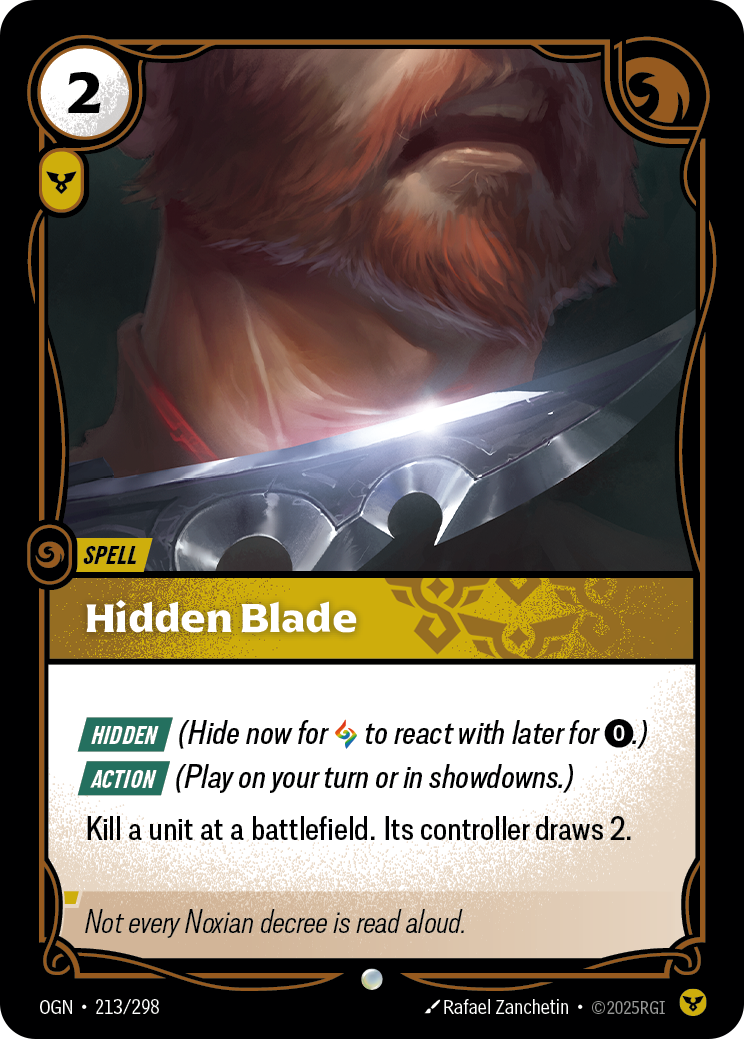 Hidden Blade · OGN 213
