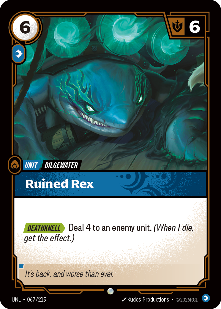 Ruined Rex · UNL 067