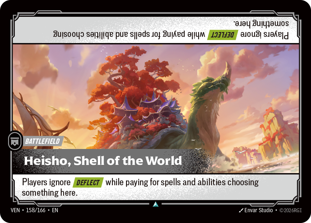 Heisho, Shell of the World · VEN 158