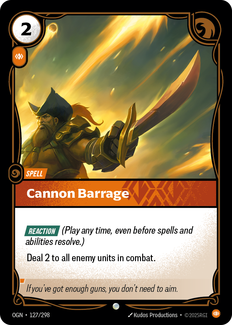 Cannon Barrage · OGN 127