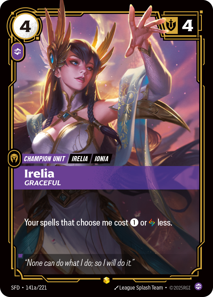 Irelia, Graceful (Alternate Art) · SFD 141a