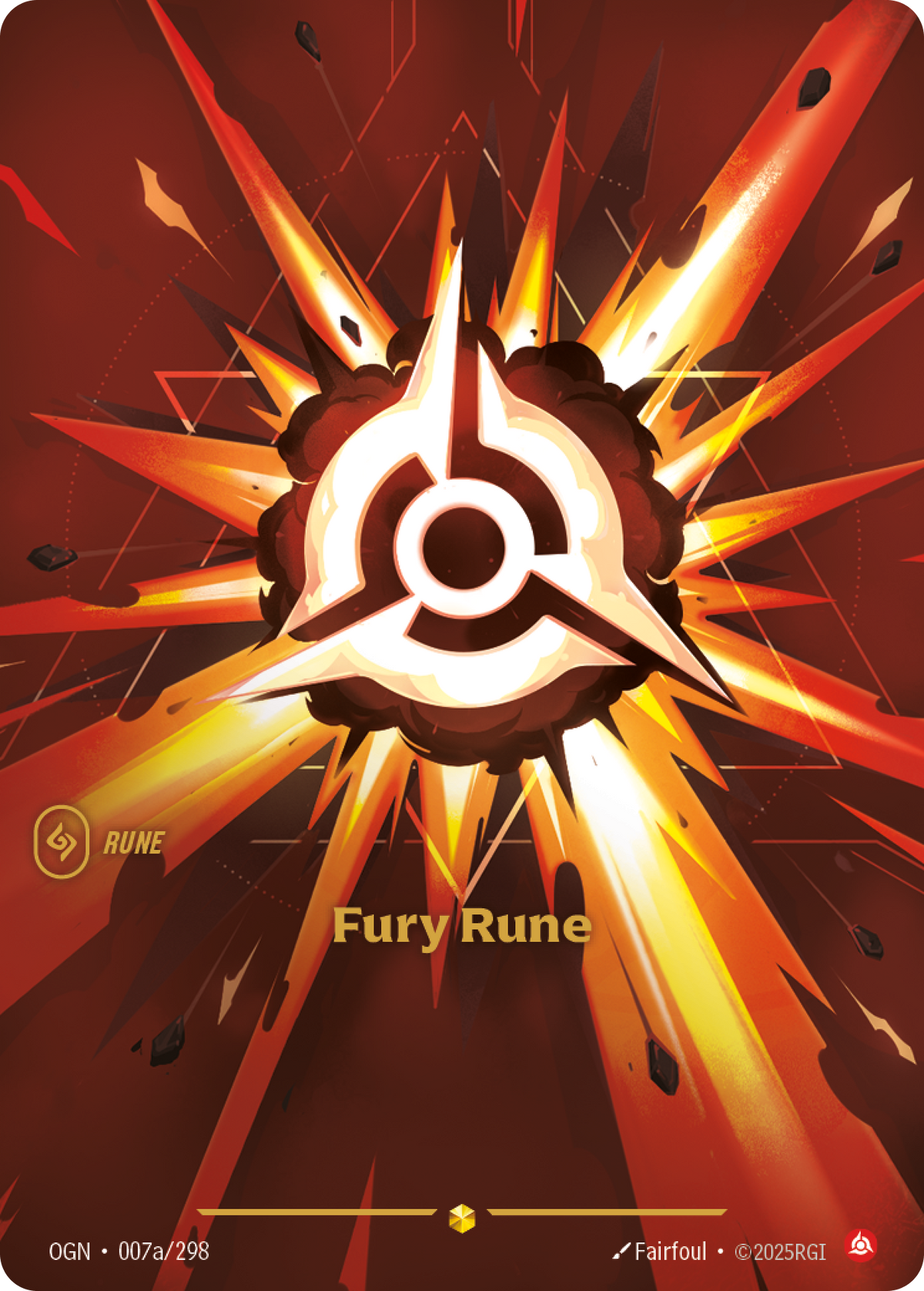Fury Rune (Alternate Art) · OGN 007a