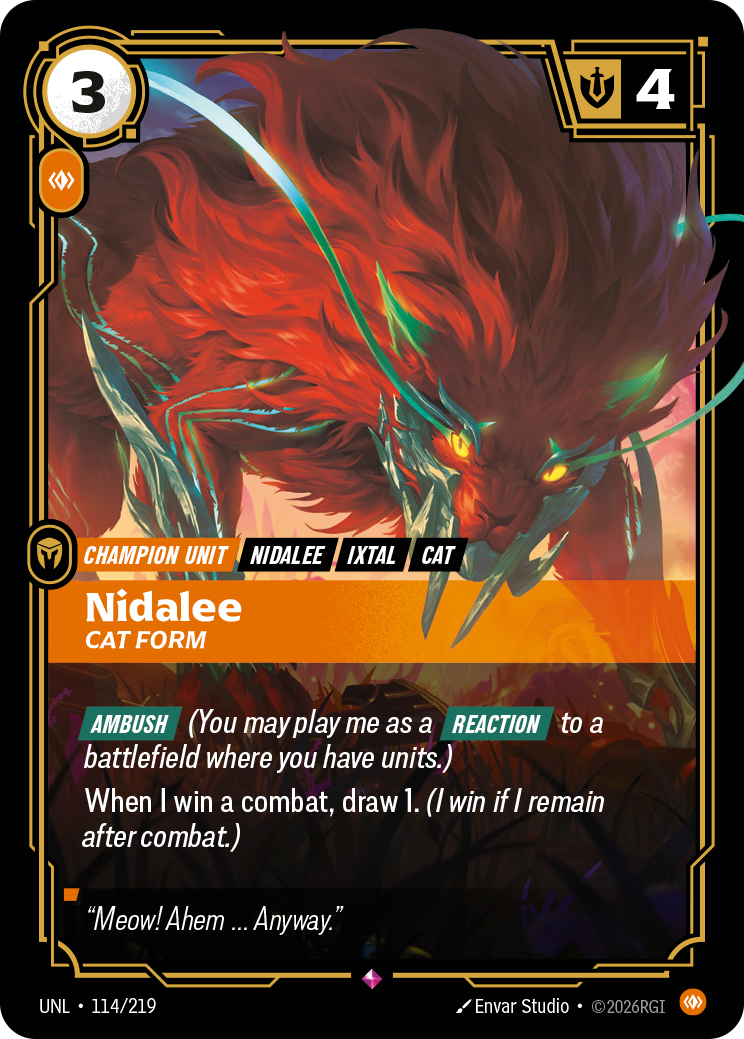 Nidalee, Cat Form · UNL 114