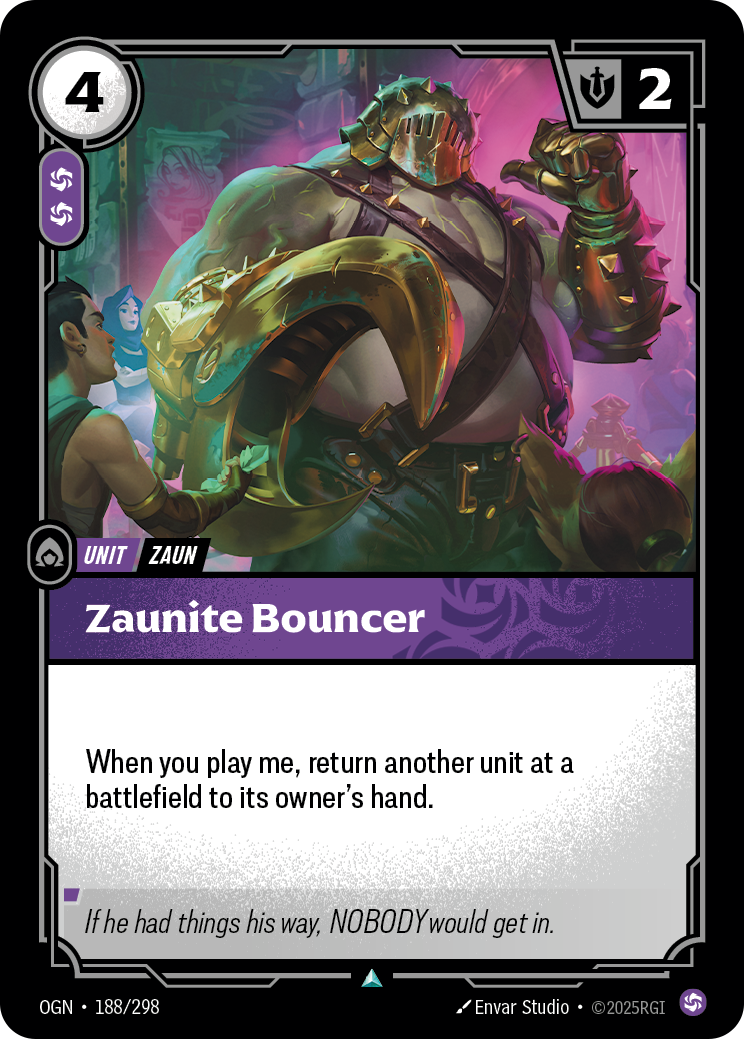 Zaunite Bouncer · OGN 188