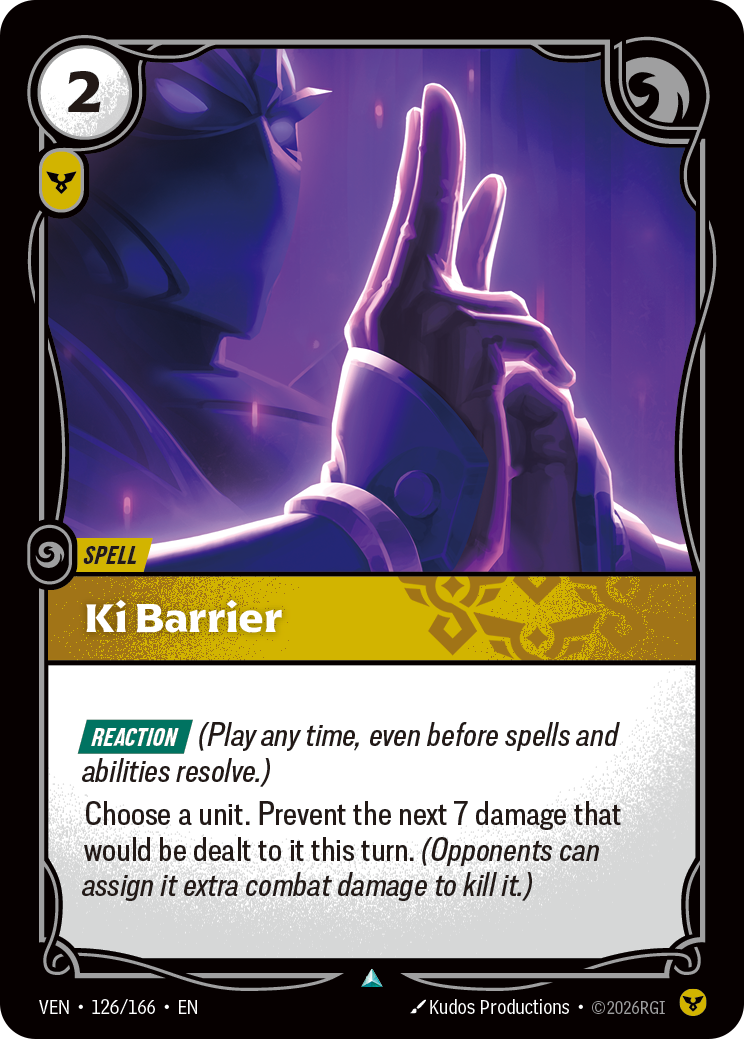 Ki Barrier · VEN 126