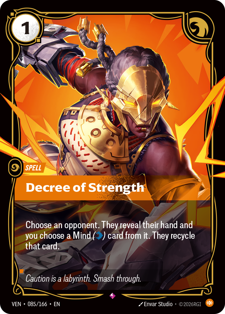 Decree of Strength · VEN 085