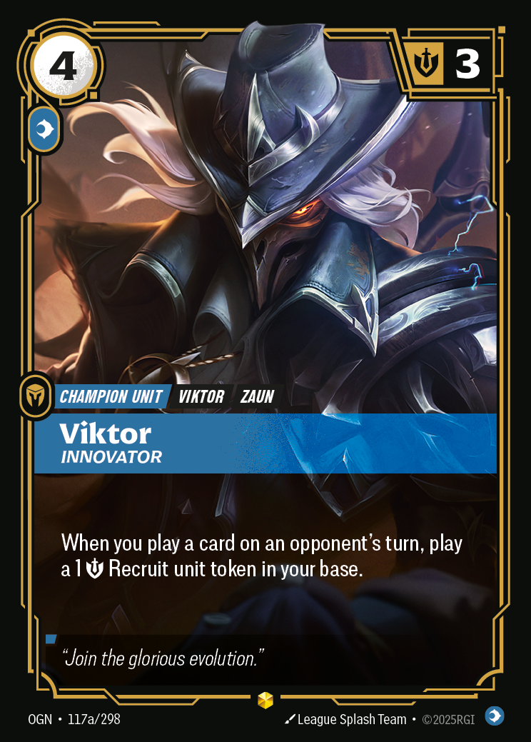 Viktor, Innovator (Alternate Art) · OGN 117a