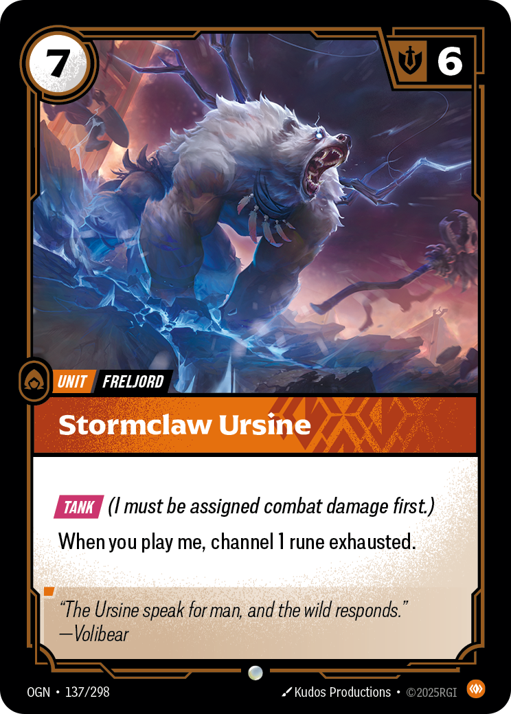 Stormclaw Ursine · OGN 137