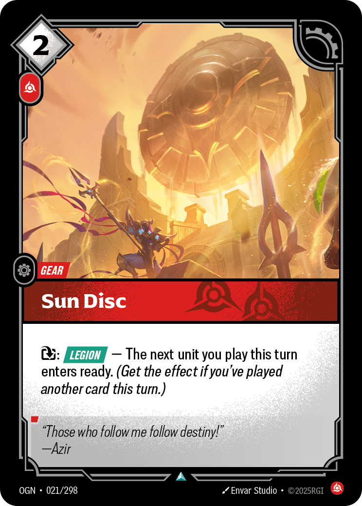 Sun Disc · OGN 021