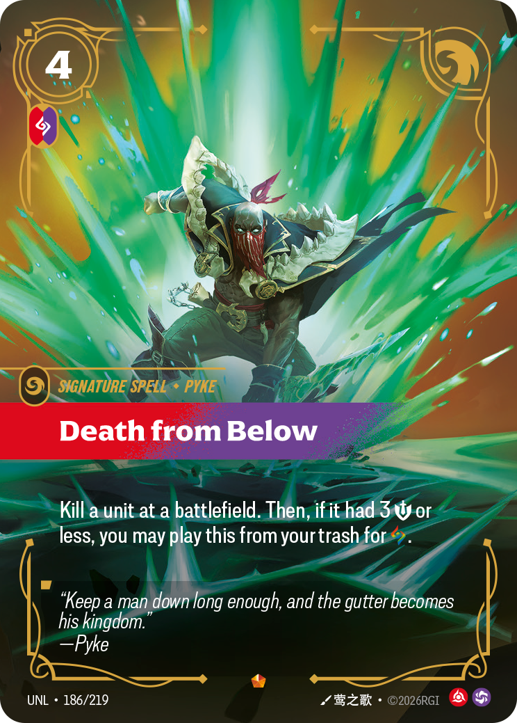 Death from Below · UNL 186