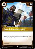 Scrutinizing Sergeant · UNL 157