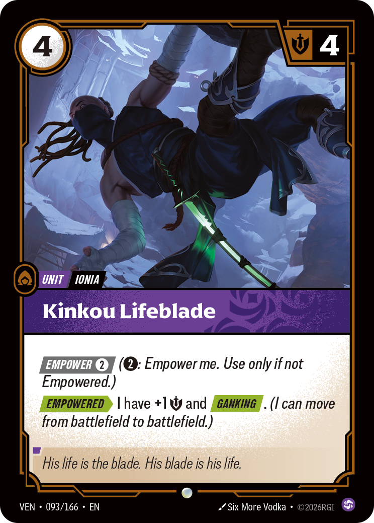 Kinkou Lifeblade · VEN 093