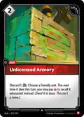 Unlicensed Armory · OGN 023