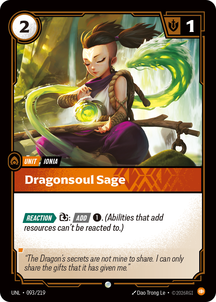 Dragonsoul Sage · UNL 093