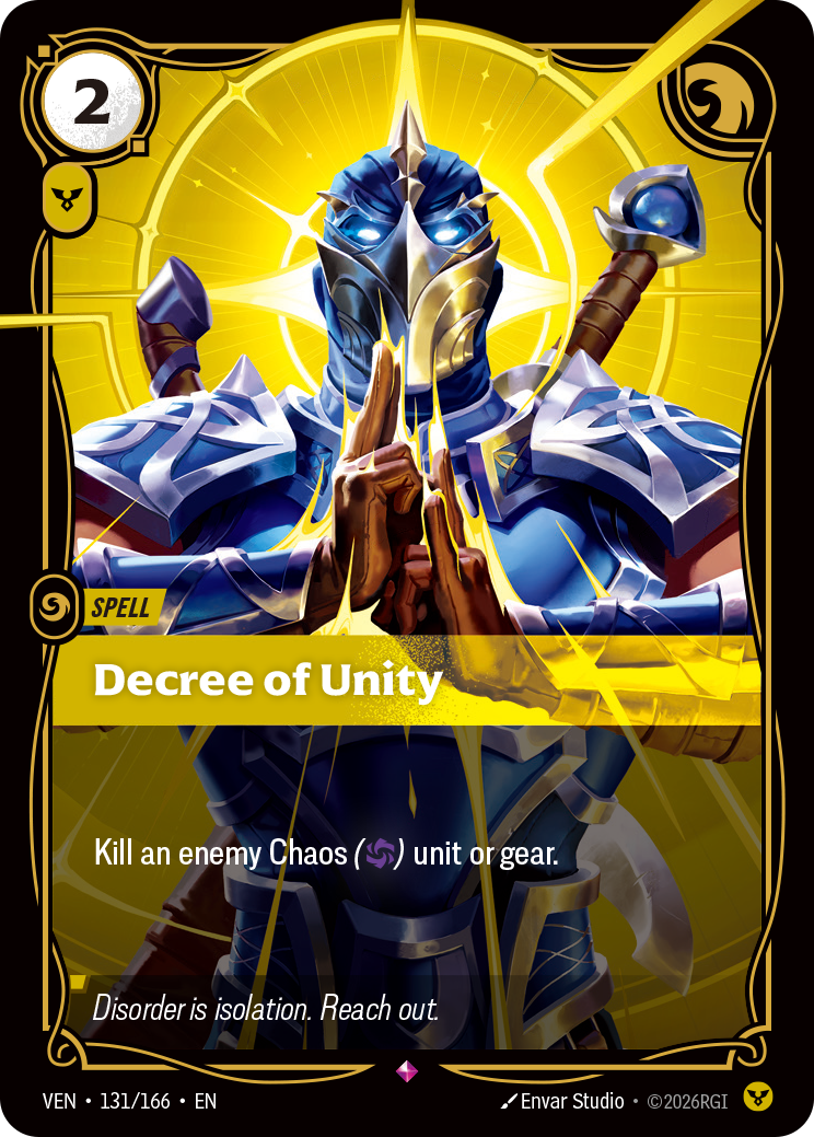 Decree of Unity · VEN 131