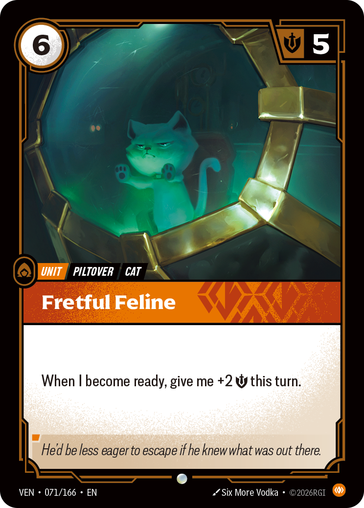 Fretful Feline · VEN 071