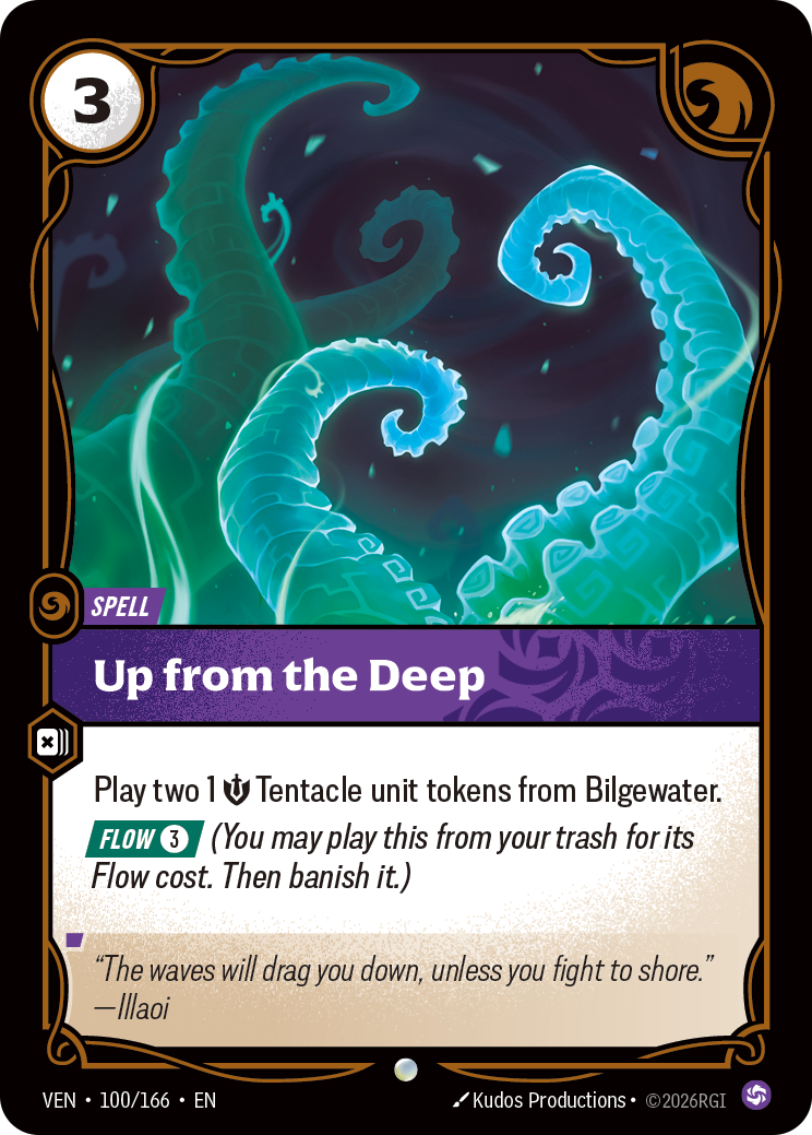Up from the Deep · VEN 100