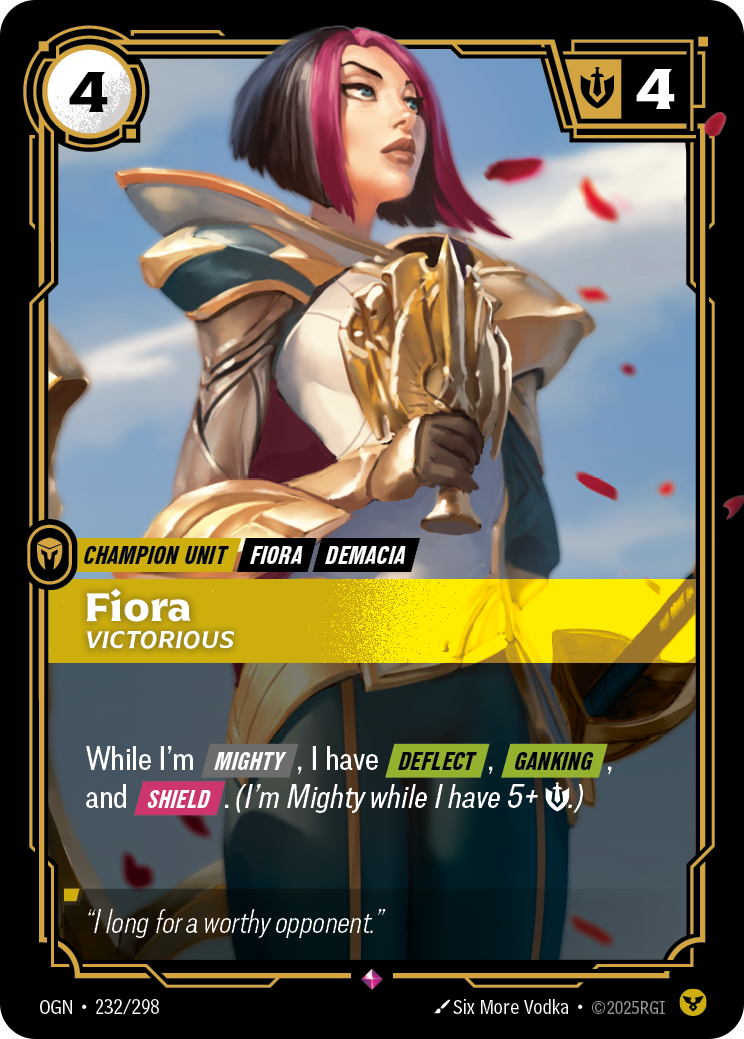 Fiora, Victorious · OGN 232