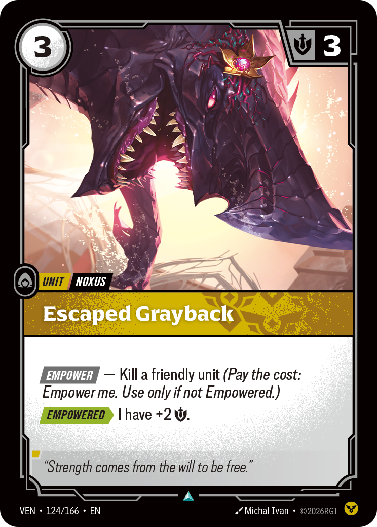 Escaped Grayback · VEN 124