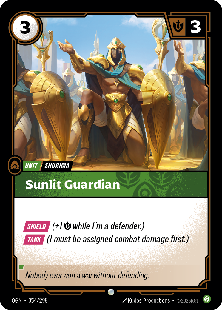 Sunlit Guardian · OGN 054