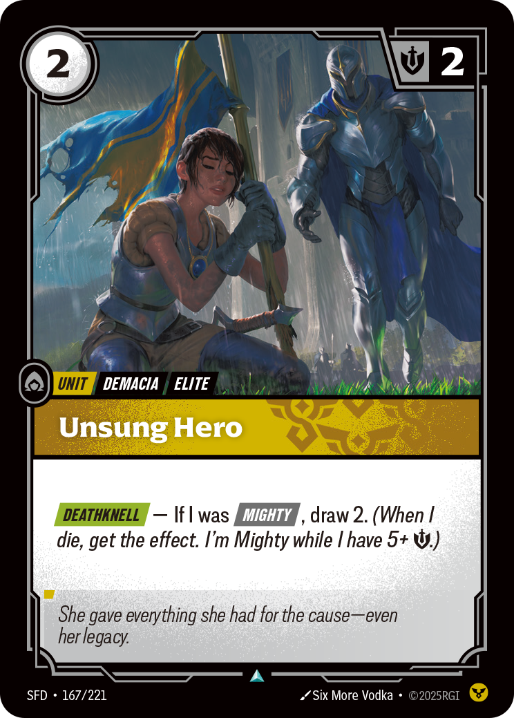 Unsung Hero · SFD 167
