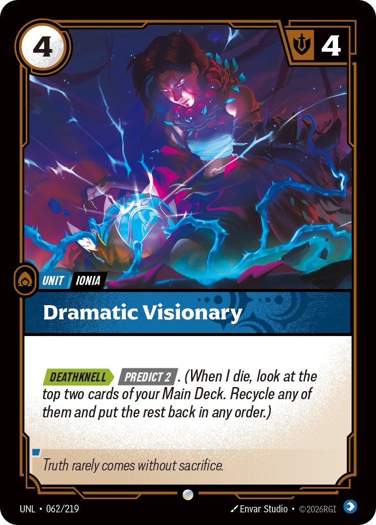 Dramatic Visionary · UNL 062