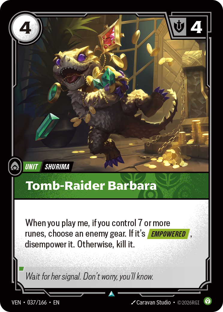 Tomb-Raider Barbara · VEN 037