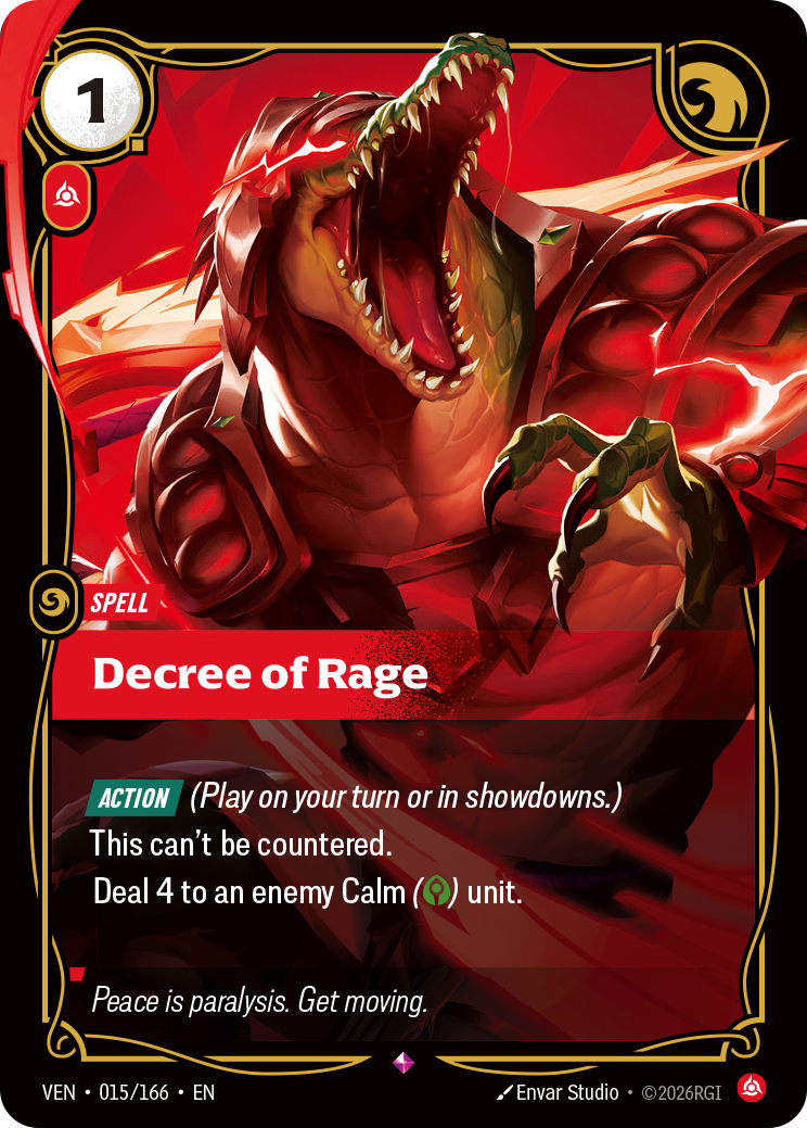 Decree of Rage · VEN 015