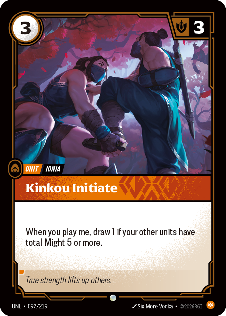 Kinkou Initiate · UNL 097