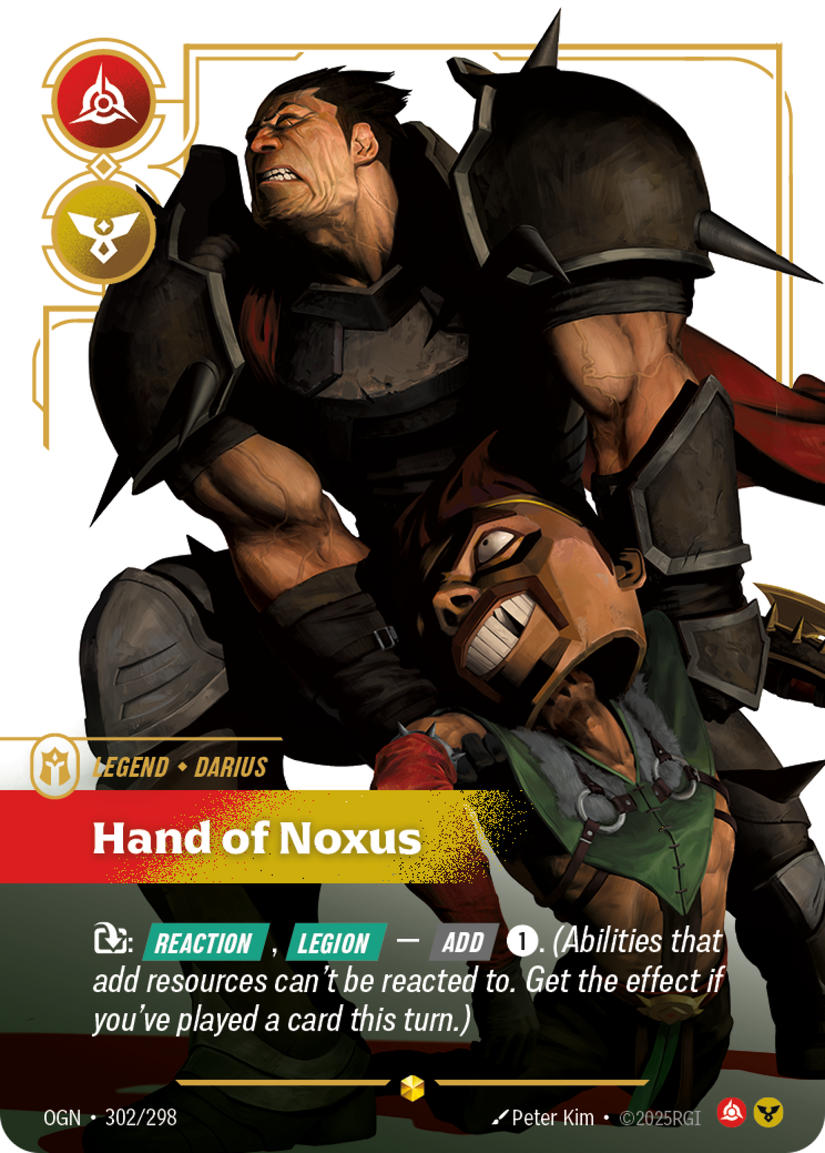 Darius, Hand of Noxus (Overnumbered) · OGN 302