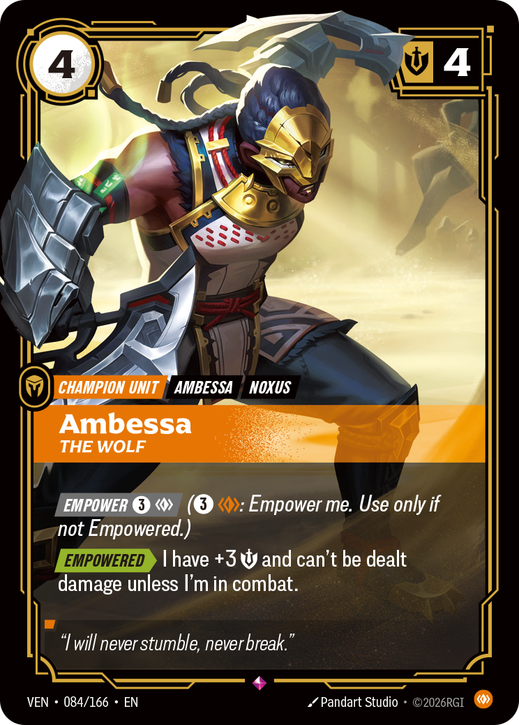 Ambessa, The Wolf · VEN 084