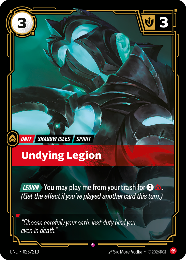 Undying Legion · UNL 025