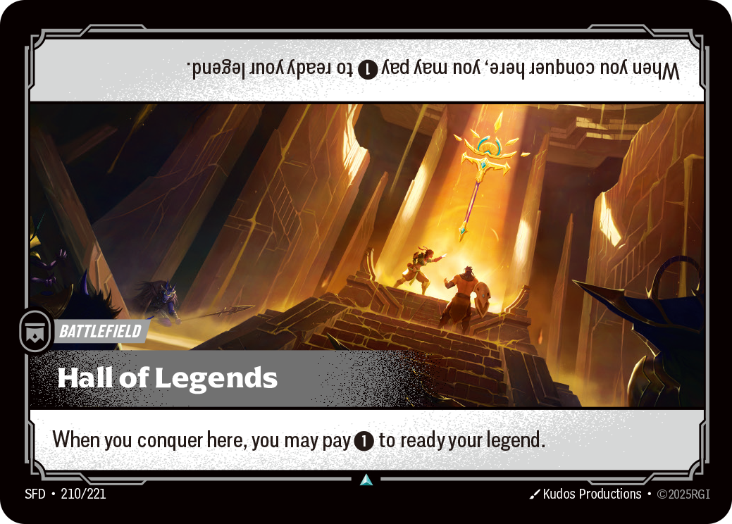 Hall of Legends · SFD 210