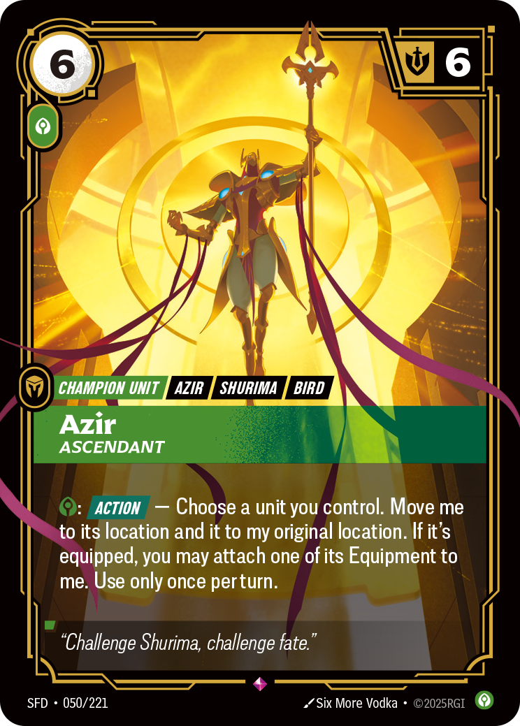 Azir, Ascendant · SFD 050