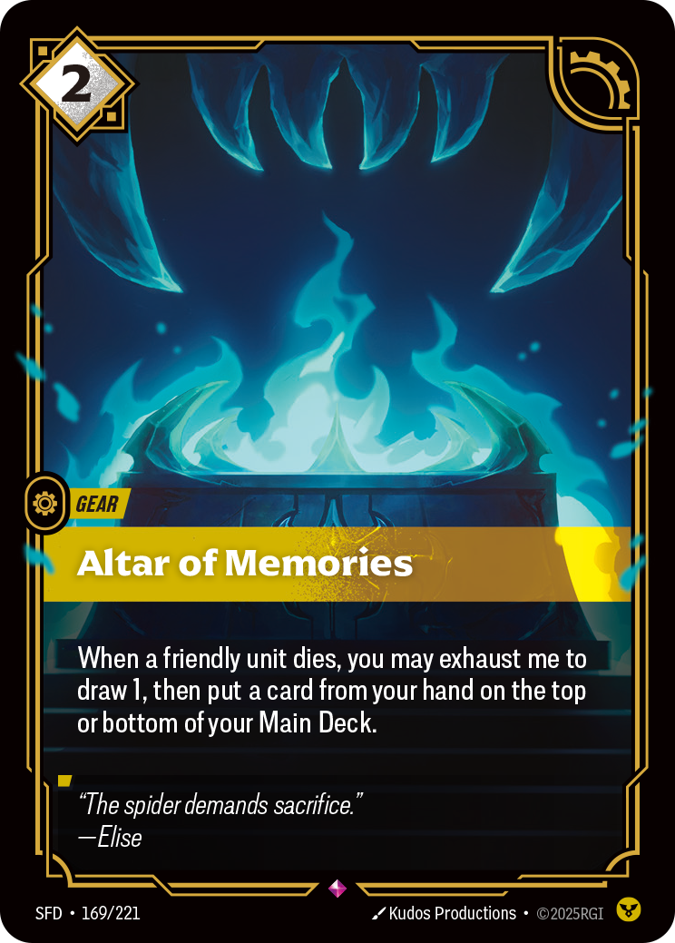 Altar of Memories · SFD 169