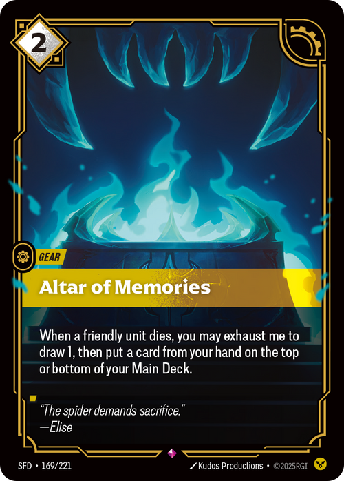 Altar of Memories · SFD 169