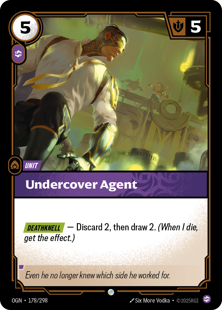 Undercover Agent · OGN 178
