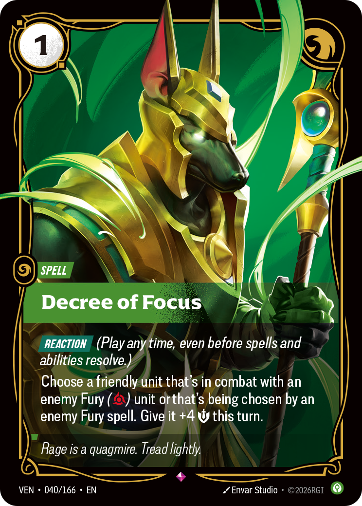Decree of Focus · VEN 040