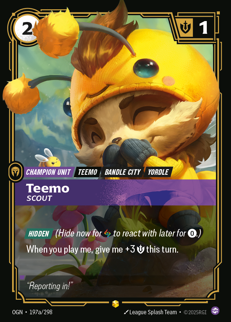 Teemo, Scout (Alternate Art) · OGN 197a