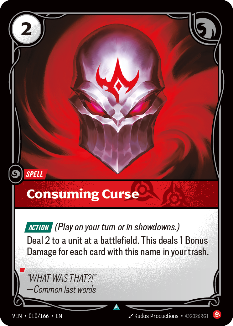 Consuming Curse · VEN 010