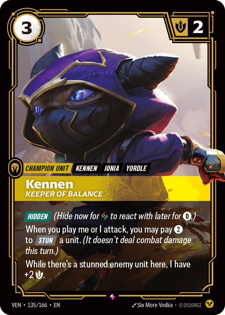 Kennen, Keeper of Balance · VEN 135