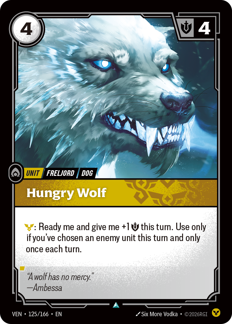 Hungry Wolf · VEN 125