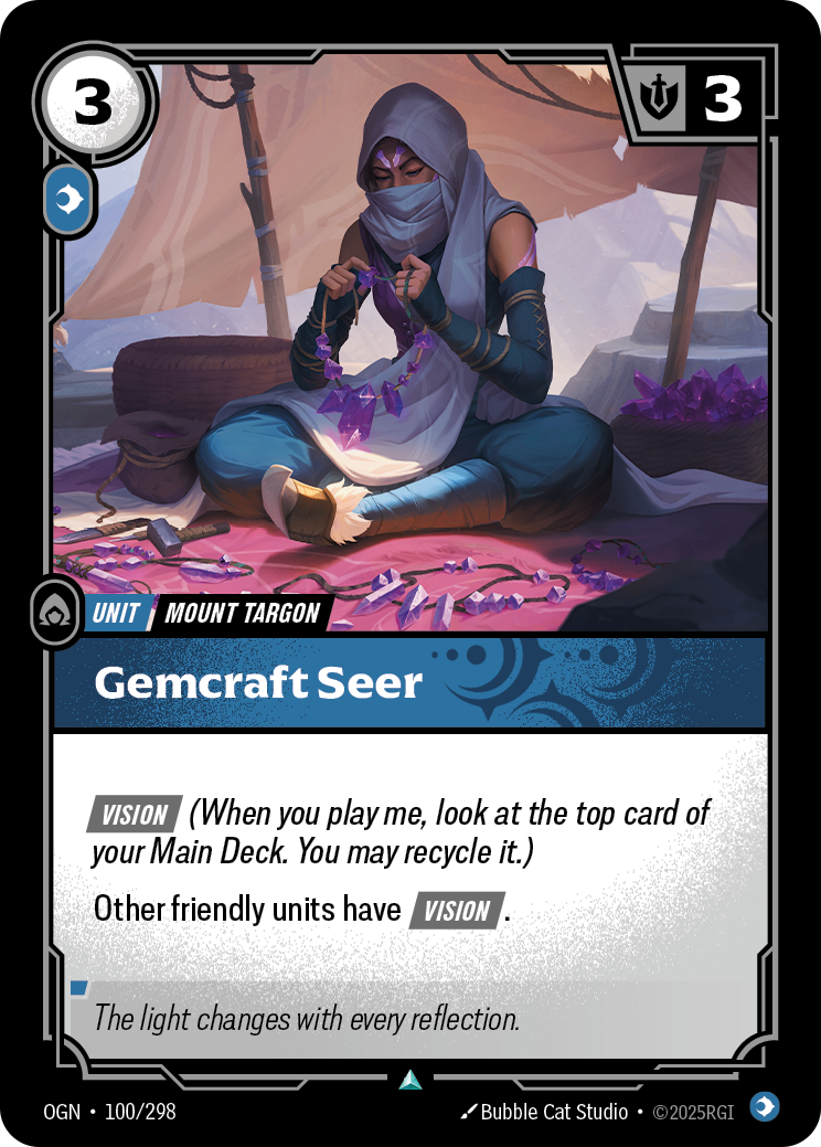 Gemcraft Seer · OGN 100