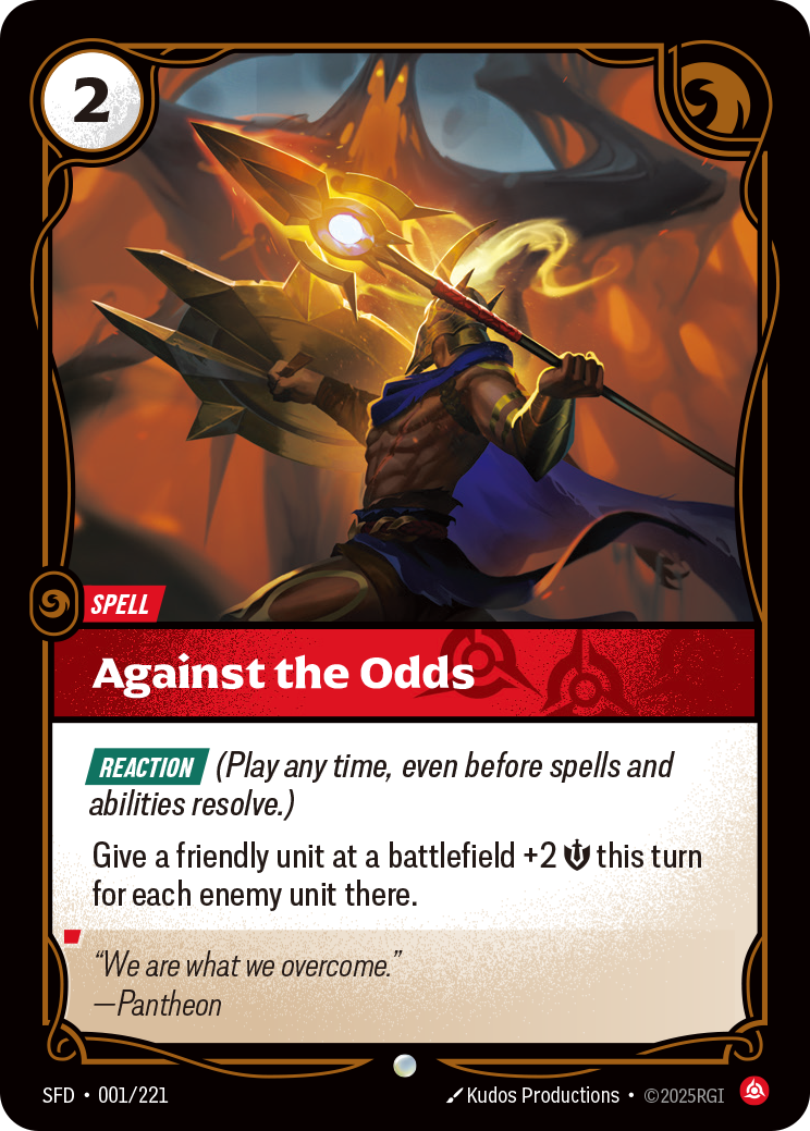 Against the Odds · SFD 001