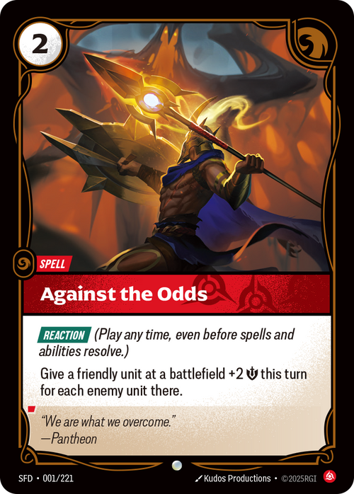 Against the Odds · SFD 001